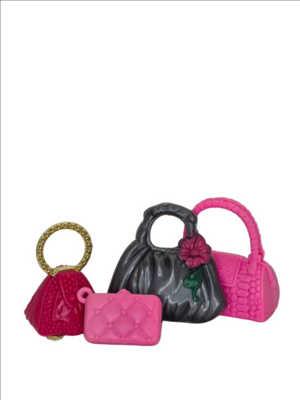 Girls Unbranded Bags One Size Pink Gray Mini Purse Set